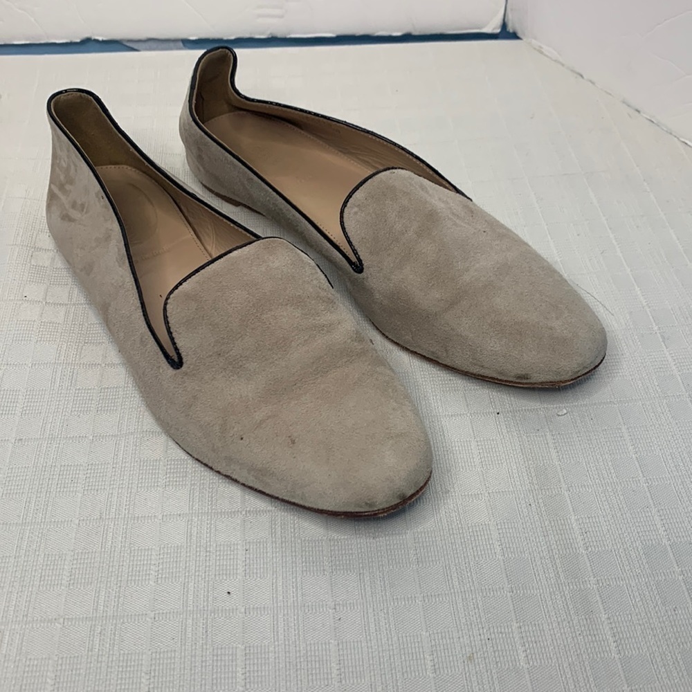 J Crew  Suede smoking loafers